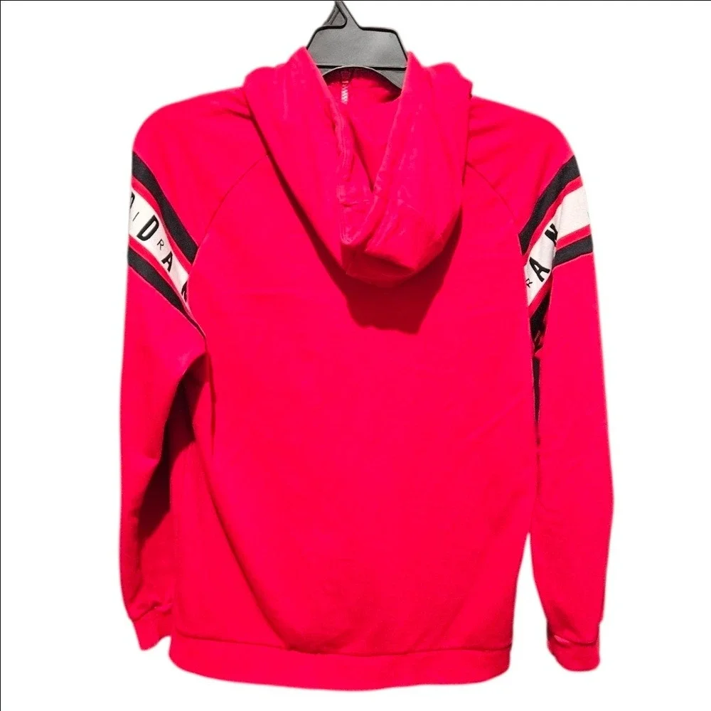Nike Air Jordan Jumpman Full Zip Hoodie Red Black White AR2248-687 Mens Medium